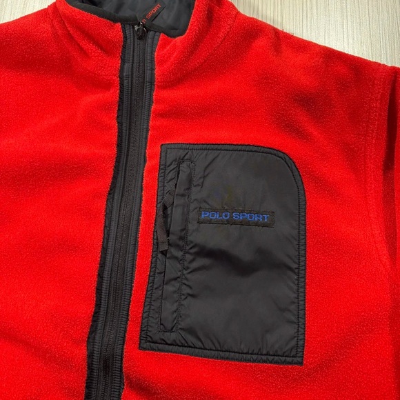 Vintage Polo Sport Ralph Lauren Reversible Jacket (Size XL) - Picture 5 of 7